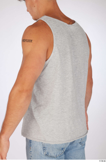 Darren casual dressed grey tank top upper body 0004.jpg